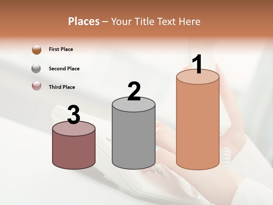 Business Plastic Phone PowerPoint Template