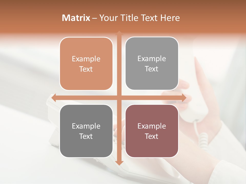Business Plastic Phone PowerPoint Template