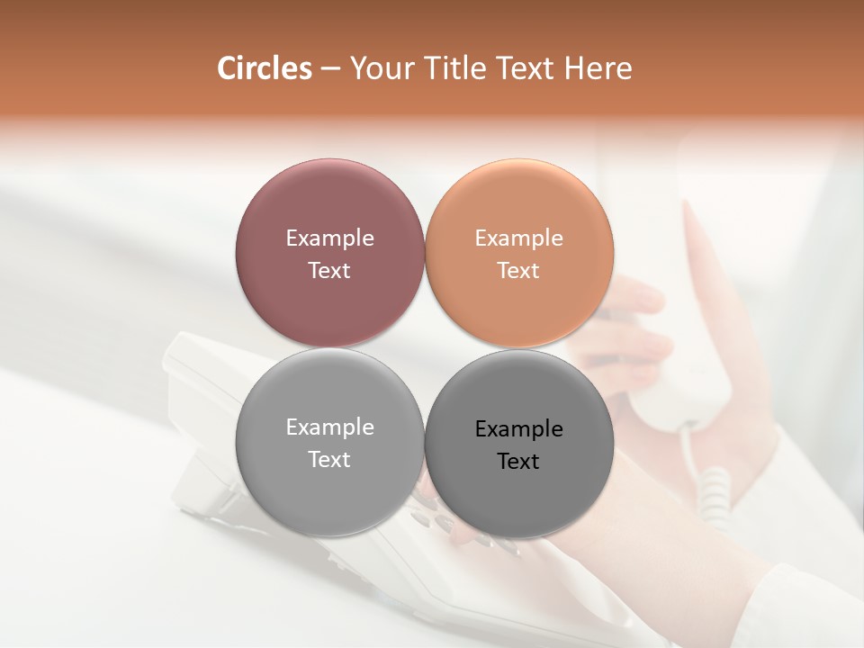 Business Plastic Phone PowerPoint Template