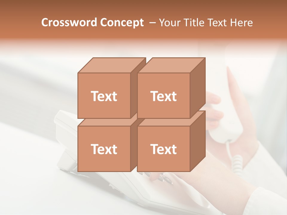 Business Plastic Phone PowerPoint Template