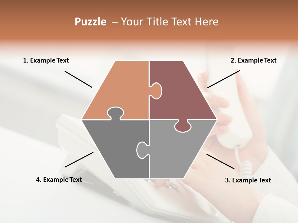 Business Plastic Phone PowerPoint Template