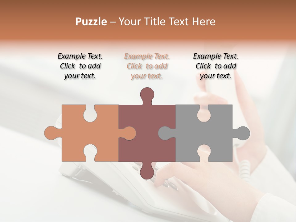 Business Plastic Phone PowerPoint Template