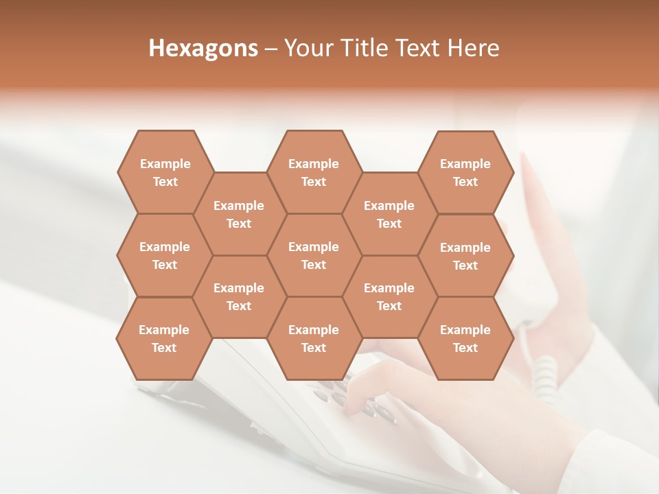 Business Plastic Phone PowerPoint Template