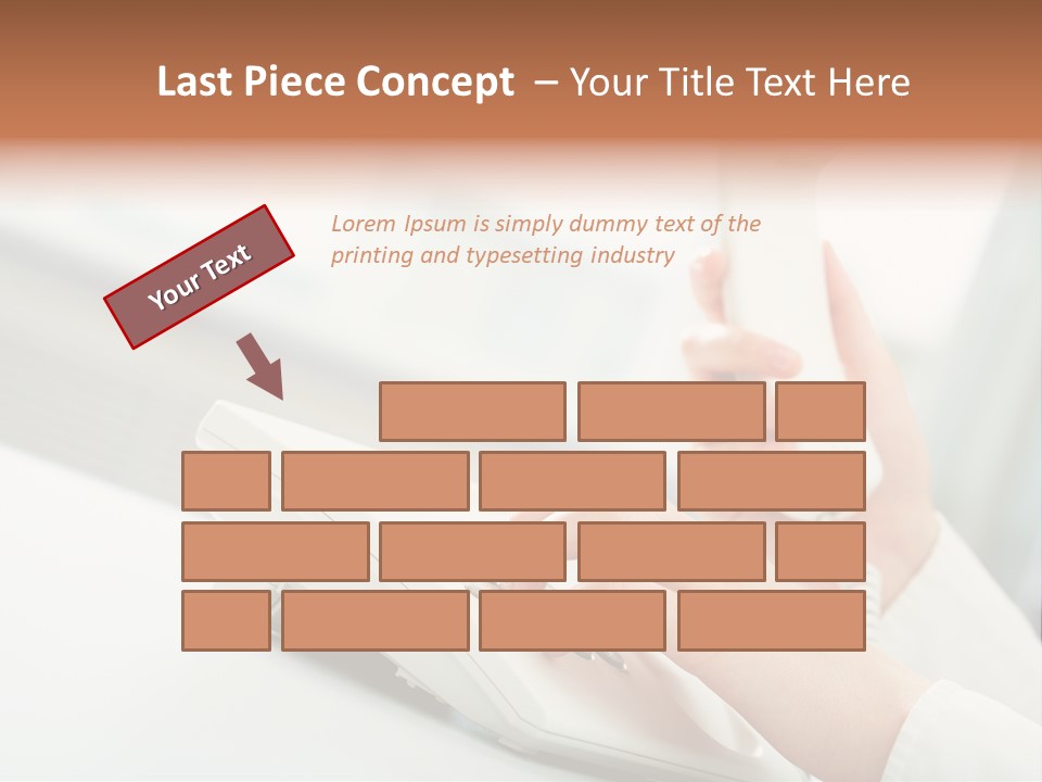 Business Plastic Phone PowerPoint Template