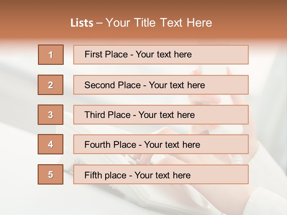 Business Plastic Phone PowerPoint Template