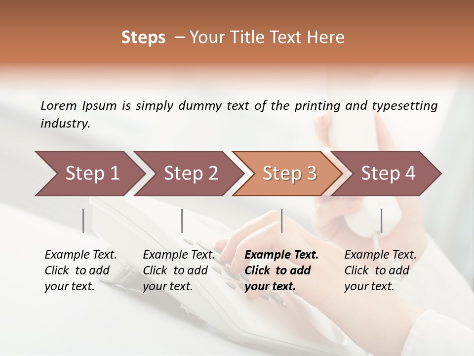 Business Plastic Phone PowerPoint Template