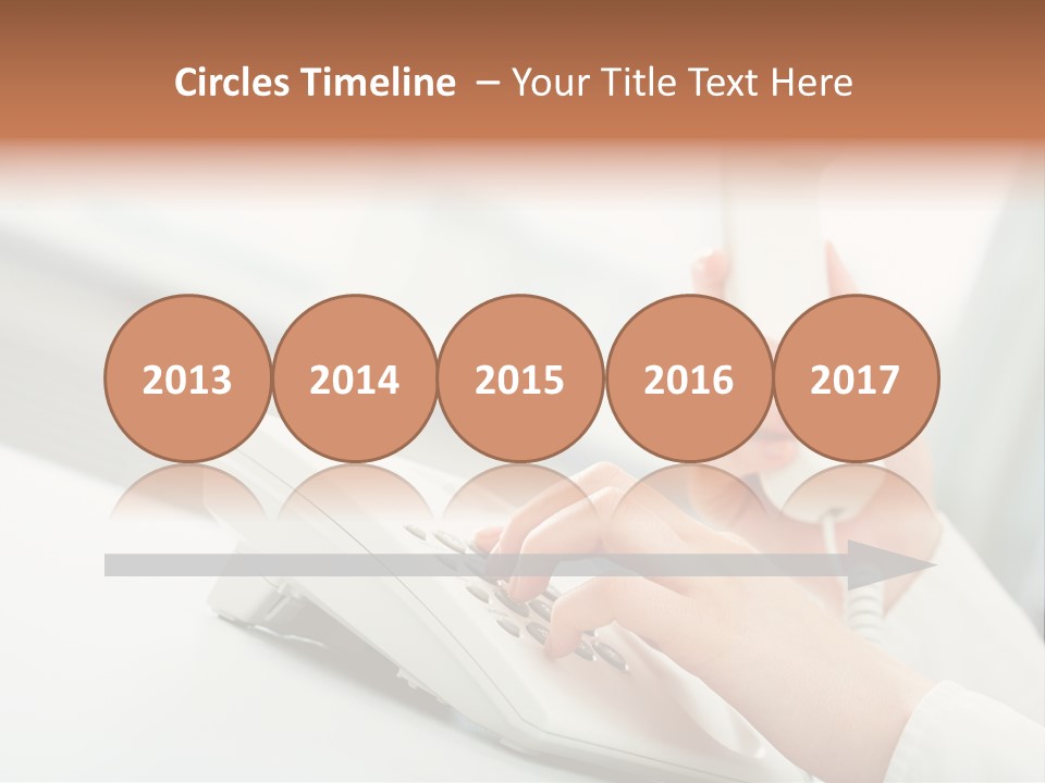 Business Plastic Phone PowerPoint Template