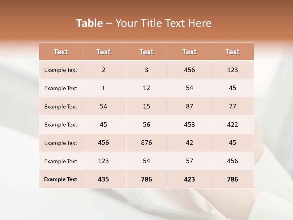 Business Plastic Phone PowerPoint Template