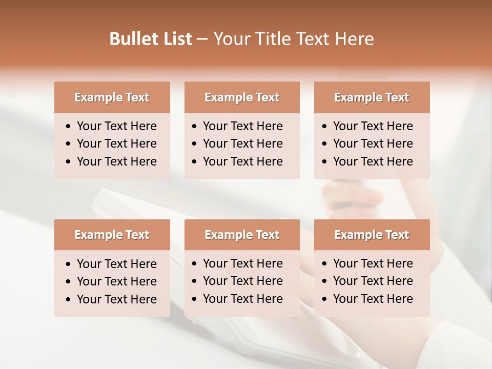 Business Plastic Phone PowerPoint Template