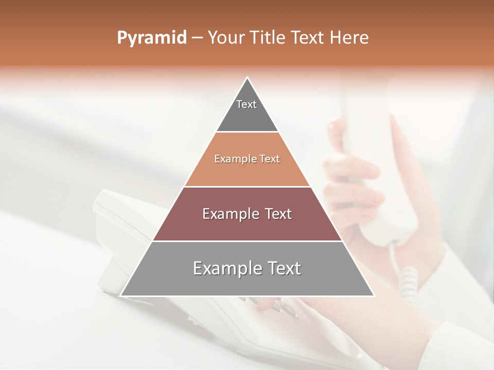 Business Plastic Phone PowerPoint Template