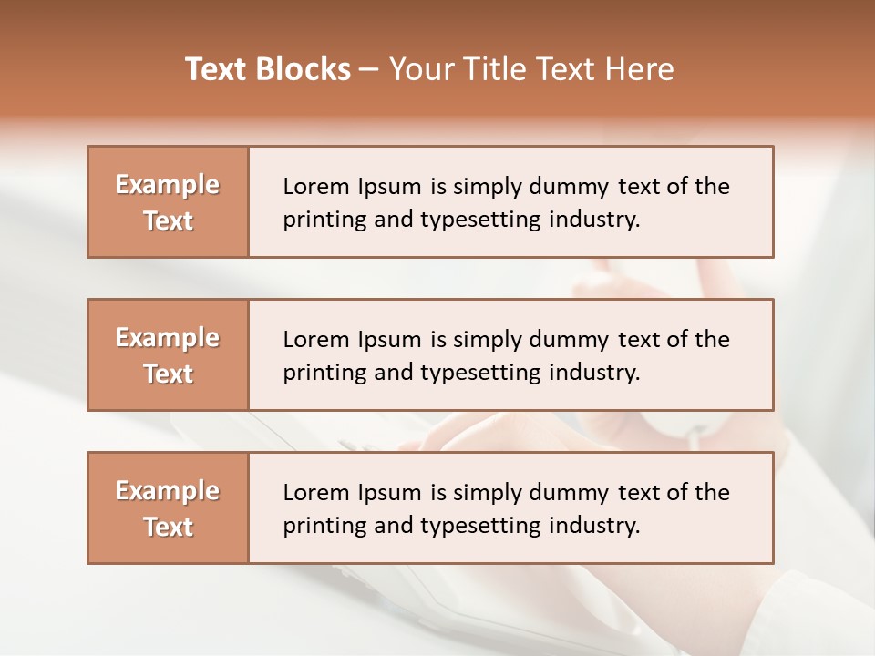 Business Plastic Phone PowerPoint Template