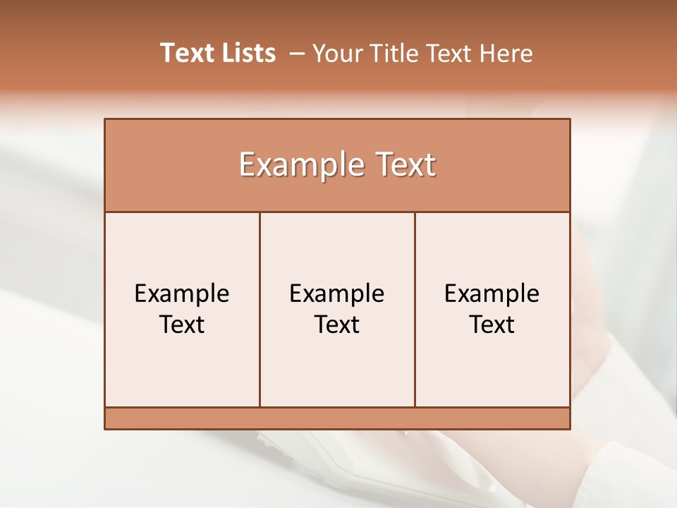 Business Plastic Phone PowerPoint Template