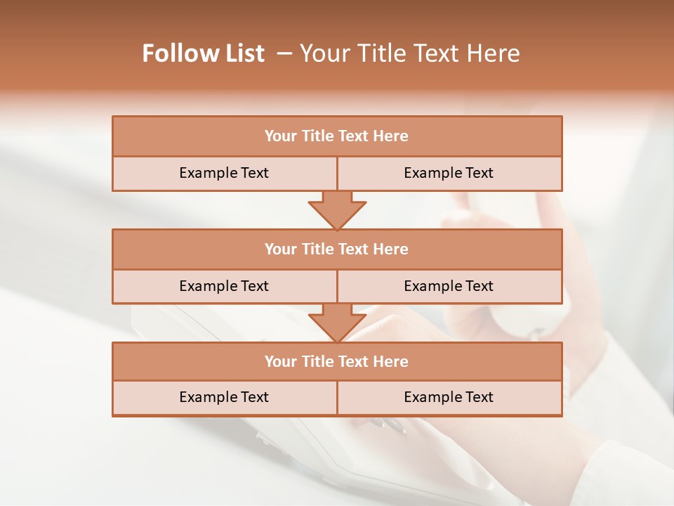 Business Plastic Phone PowerPoint Template
