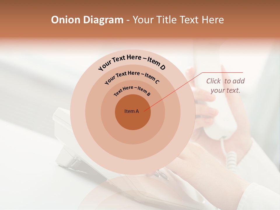 Business Plastic Phone PowerPoint Template