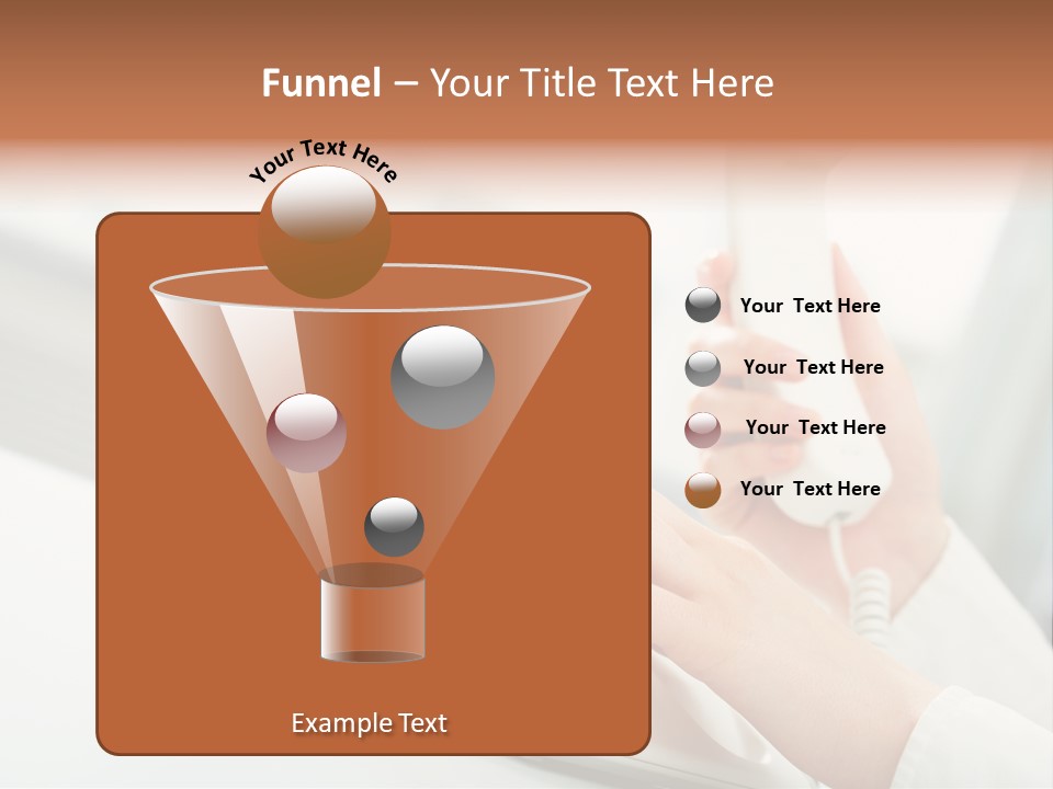 Business Plastic Phone PowerPoint Template