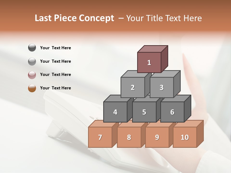 Business Plastic Phone PowerPoint Template