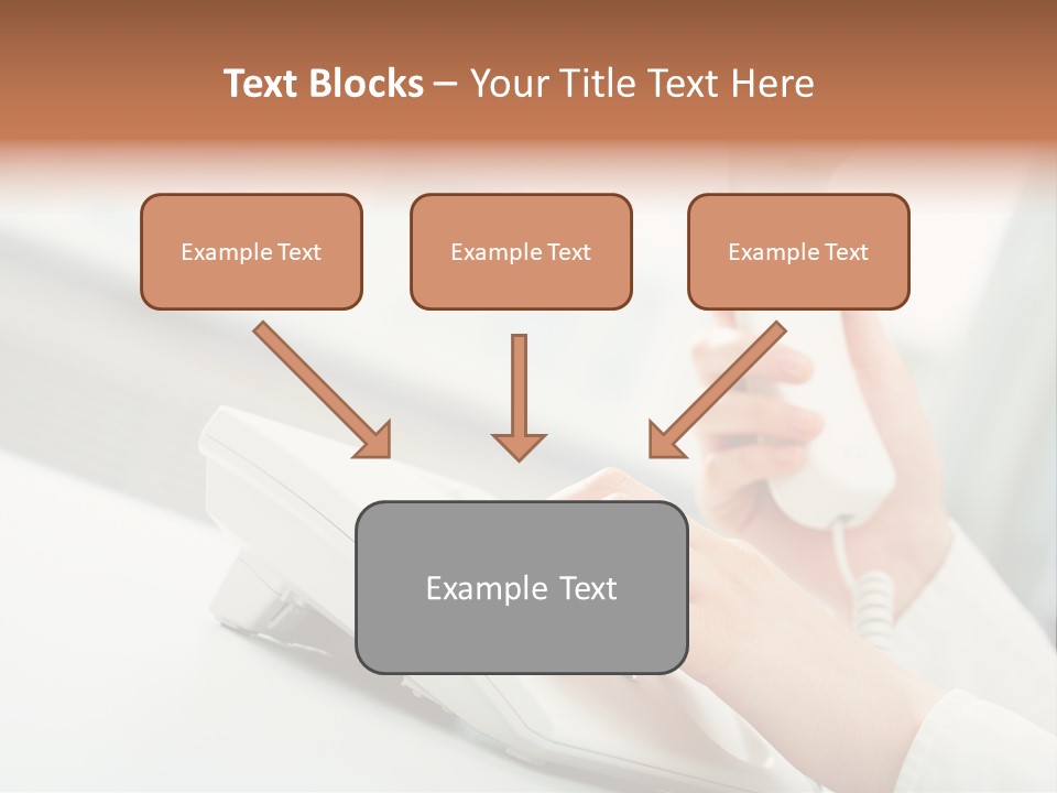 Business Plastic Phone PowerPoint Template