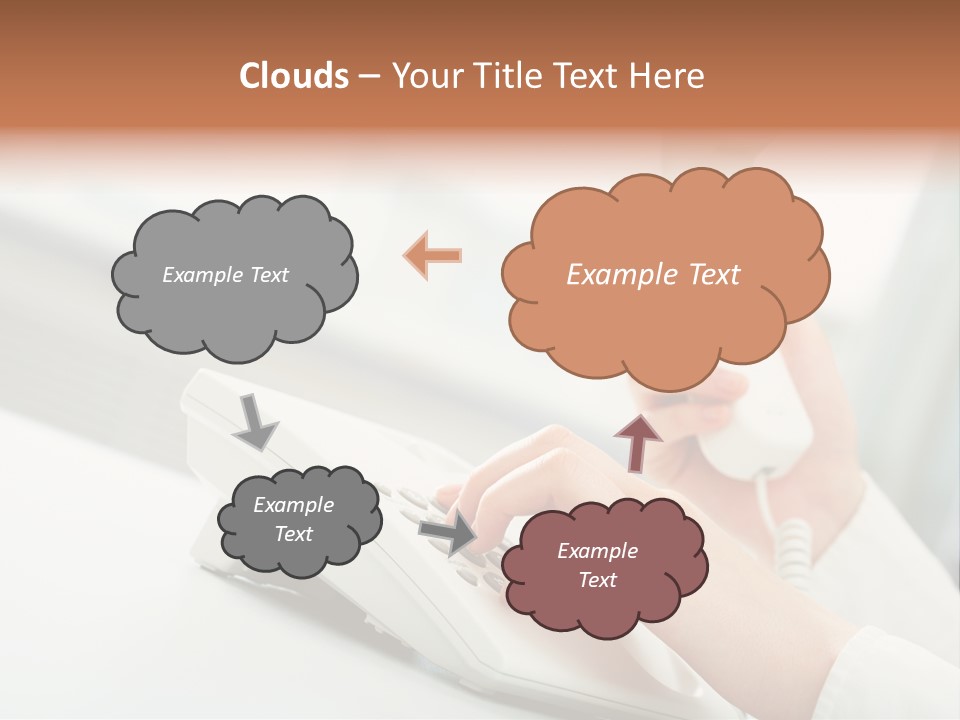 Business Plastic Phone PowerPoint Template