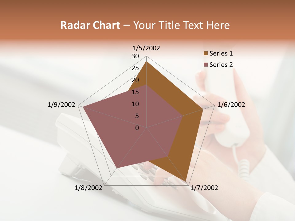 Business Plastic Phone PowerPoint Template