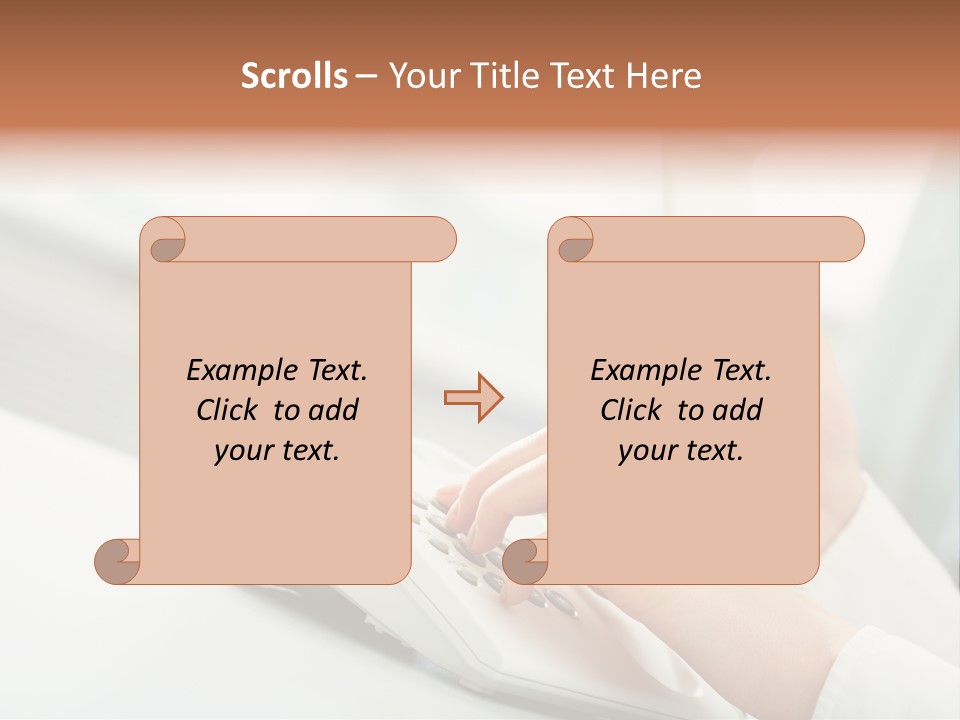 Business Plastic Phone PowerPoint Template