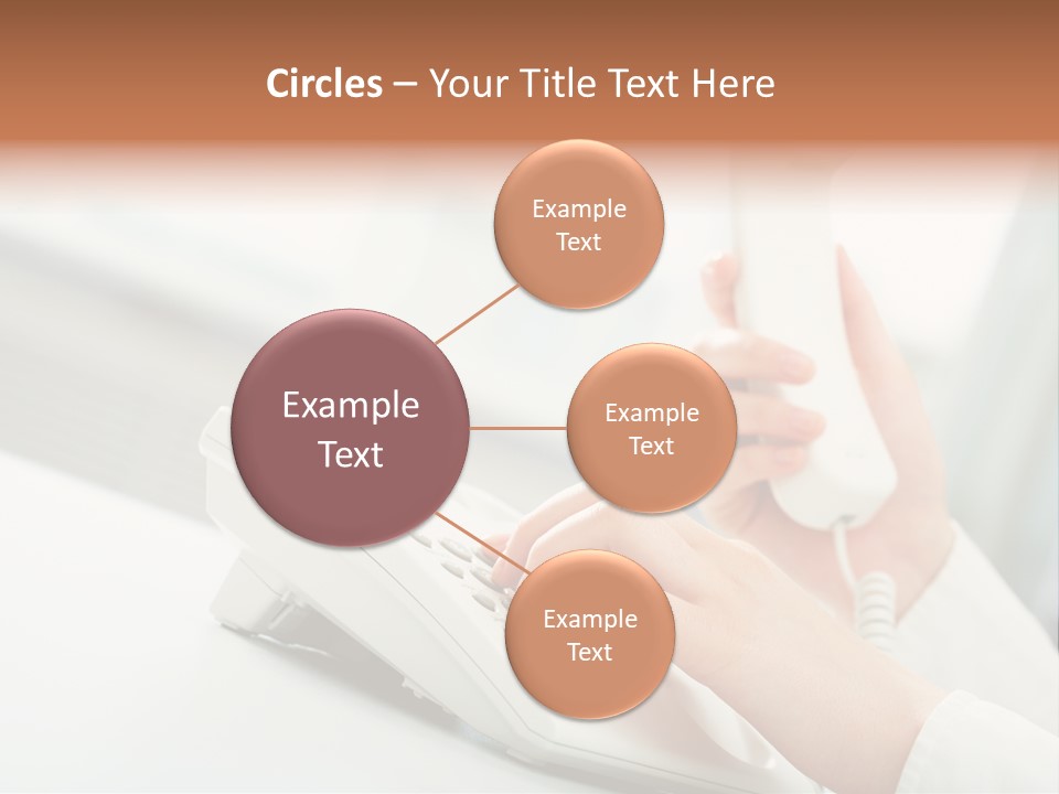 Business Plastic Phone PowerPoint Template