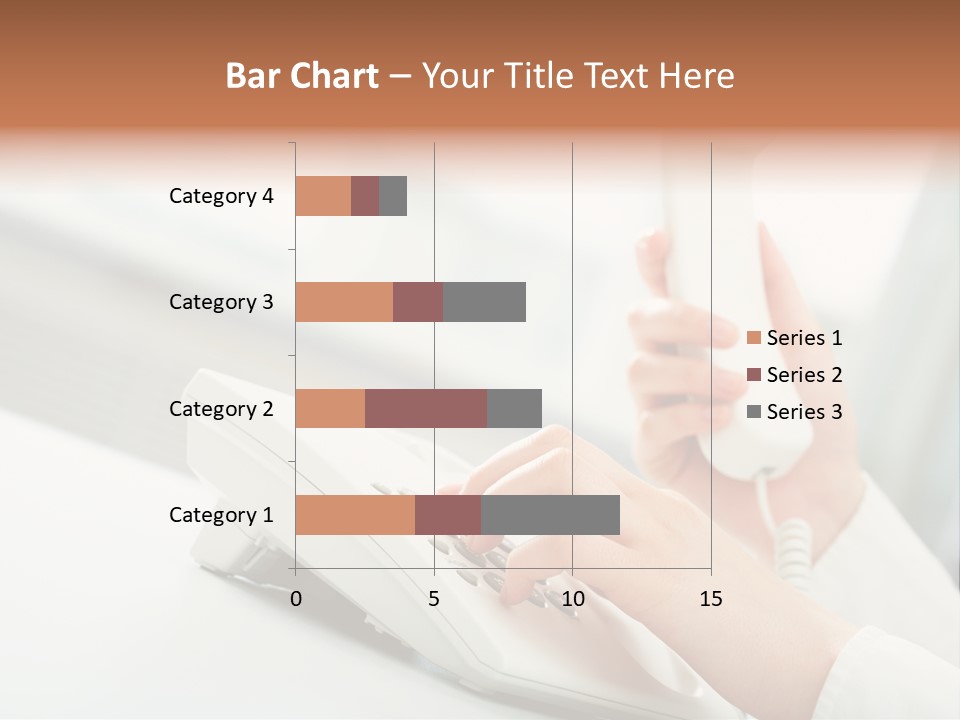 Business Plastic Phone PowerPoint Template