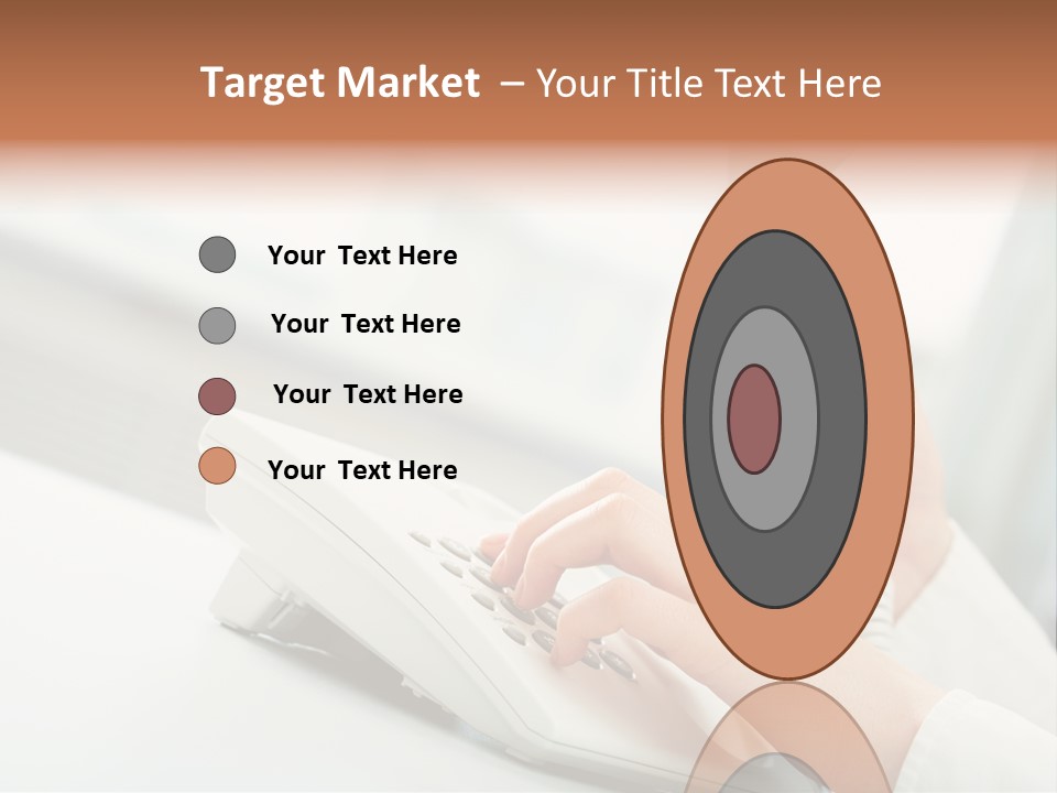 Business Plastic Phone PowerPoint Template