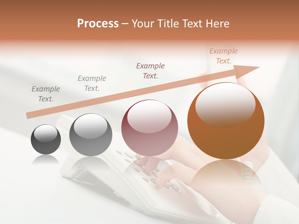 Business Plastic Phone PowerPoint Template
