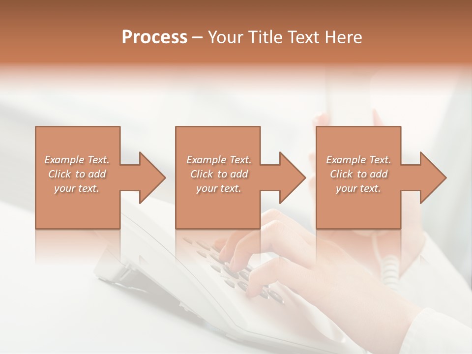 Business Plastic Phone PowerPoint Template
