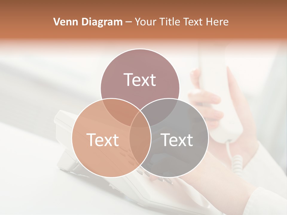 Business Plastic Phone PowerPoint Template
