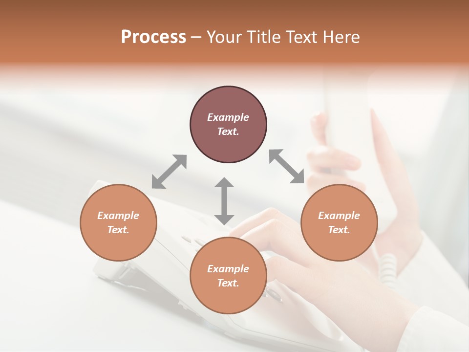Business Plastic Phone PowerPoint Template