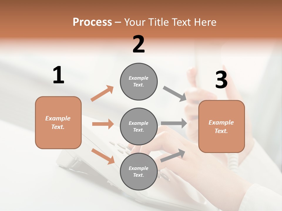 Business Plastic Phone PowerPoint Template