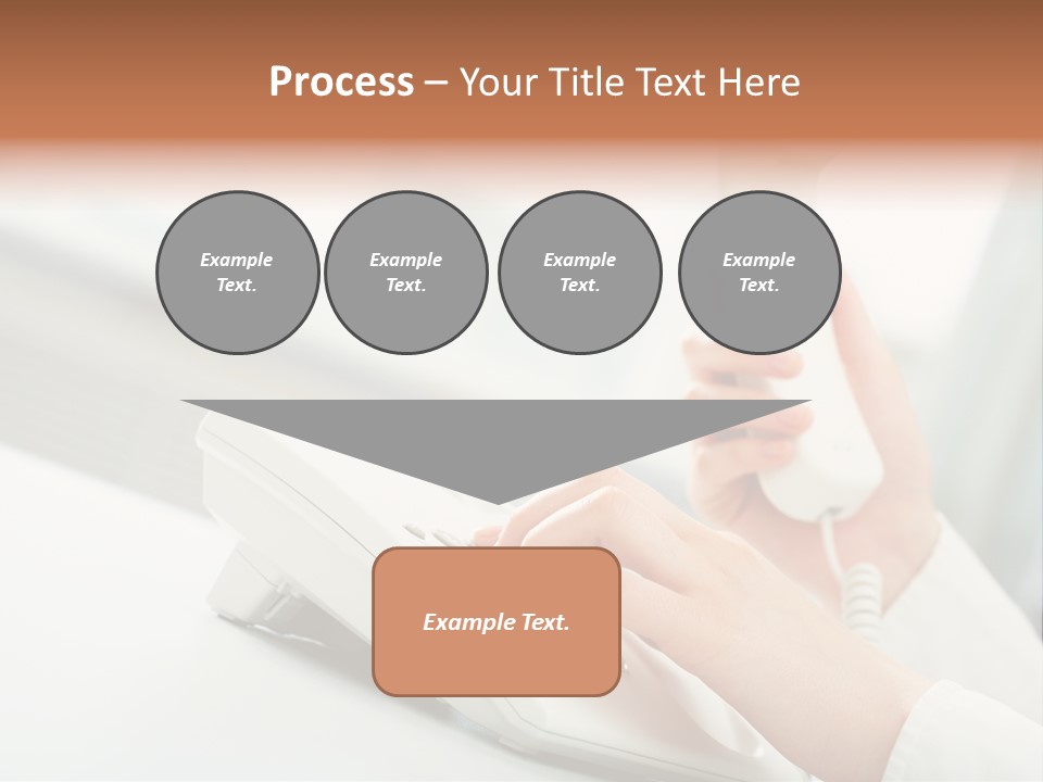 Business Plastic Phone PowerPoint Template