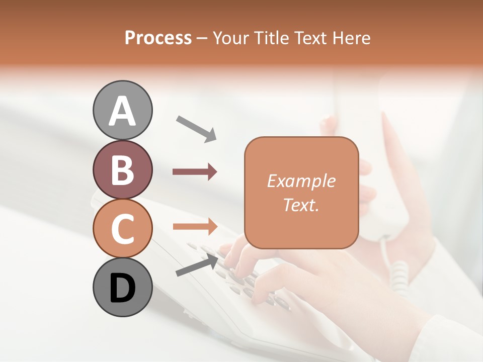 Business Plastic Phone PowerPoint Template