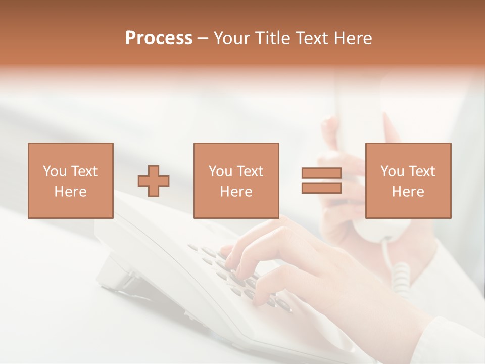 Business Plastic Phone PowerPoint Template