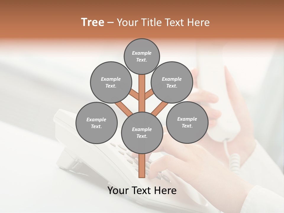 Business Plastic Phone PowerPoint Template