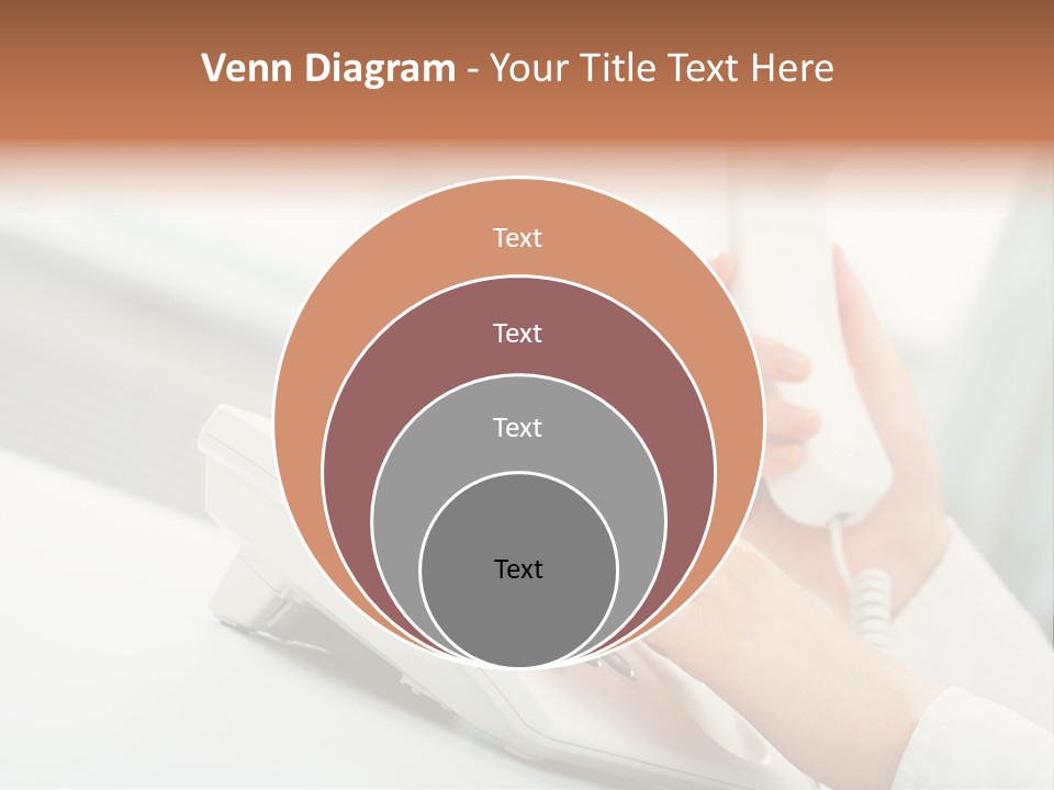 Business Plastic Phone PowerPoint Template