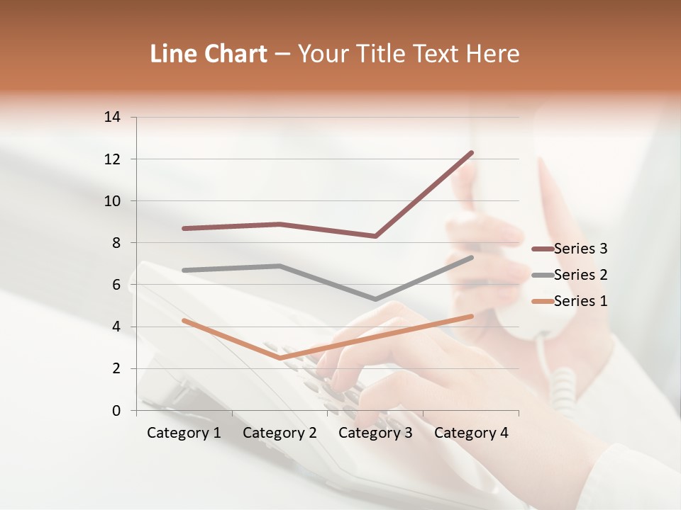 Business Plastic Phone PowerPoint Template