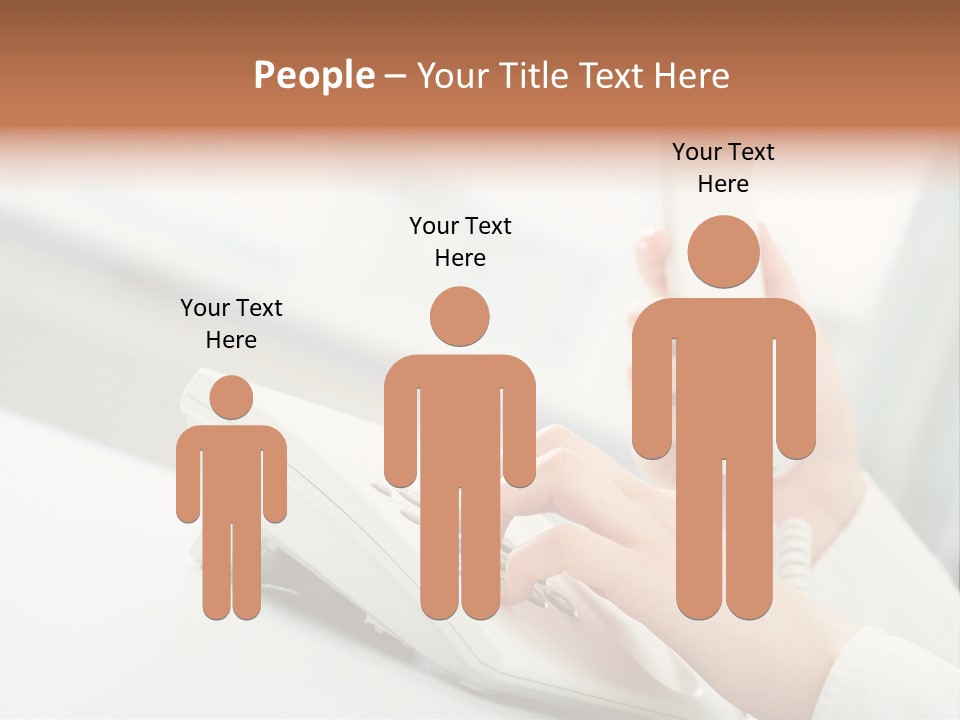 Business Plastic Phone PowerPoint Template