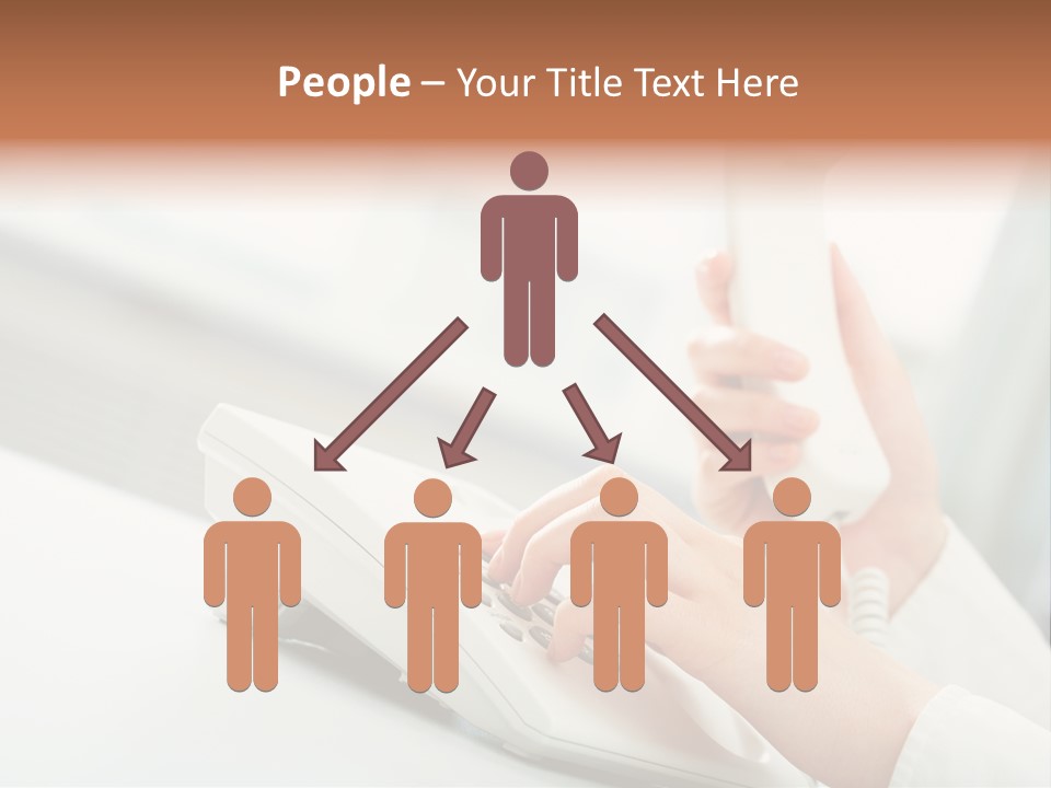 Business Plastic Phone PowerPoint Template