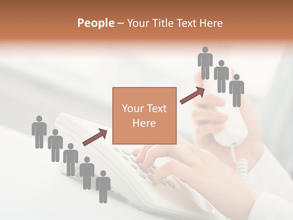 Business Plastic Phone PowerPoint Template
