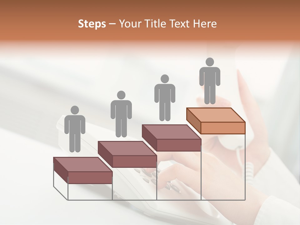 Business Plastic Phone PowerPoint Template