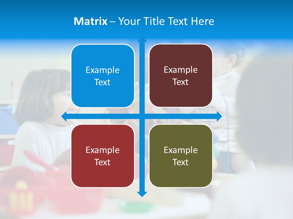Young Preschooler Toy PowerPoint Template