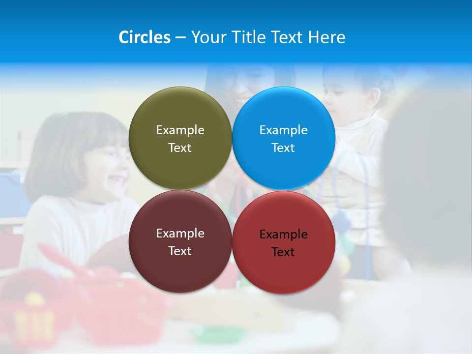 Young Preschooler Toy PowerPoint Template