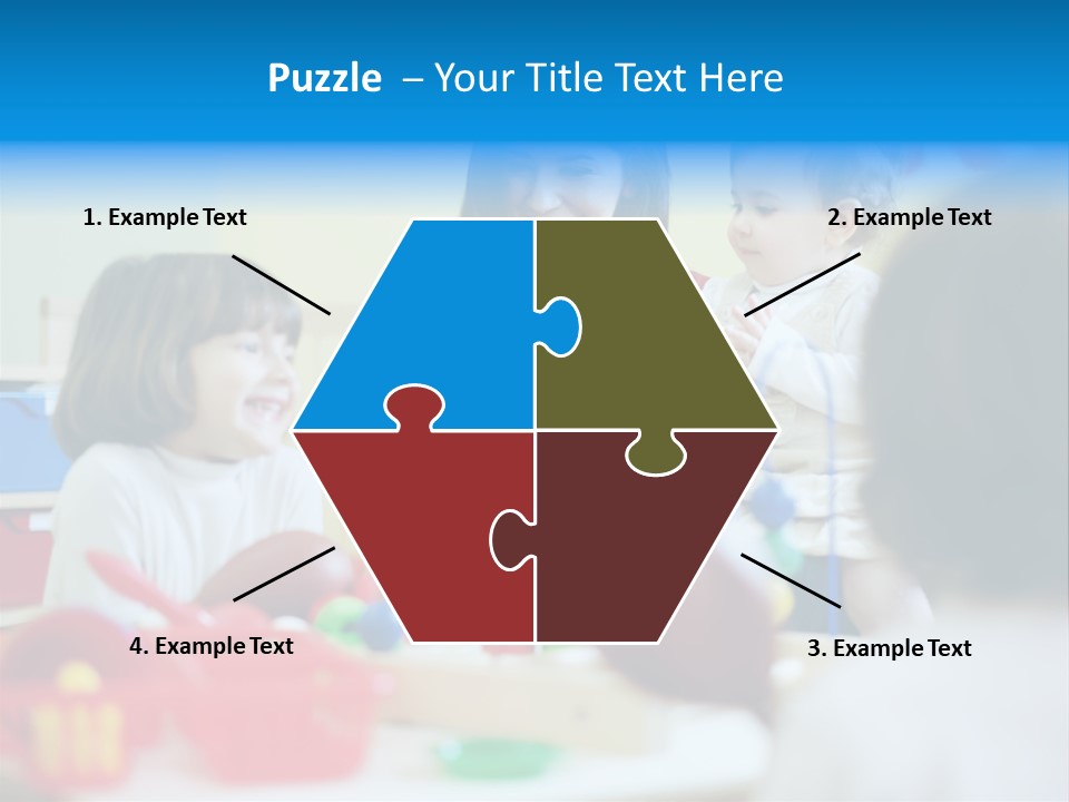 Young Preschooler Toy PowerPoint Template