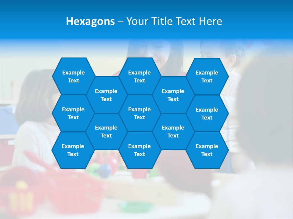 Young Preschooler Toy PowerPoint Template