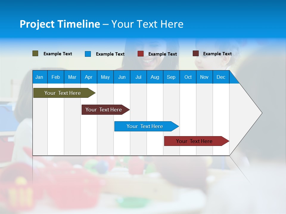 Young Preschooler Toy PowerPoint Template