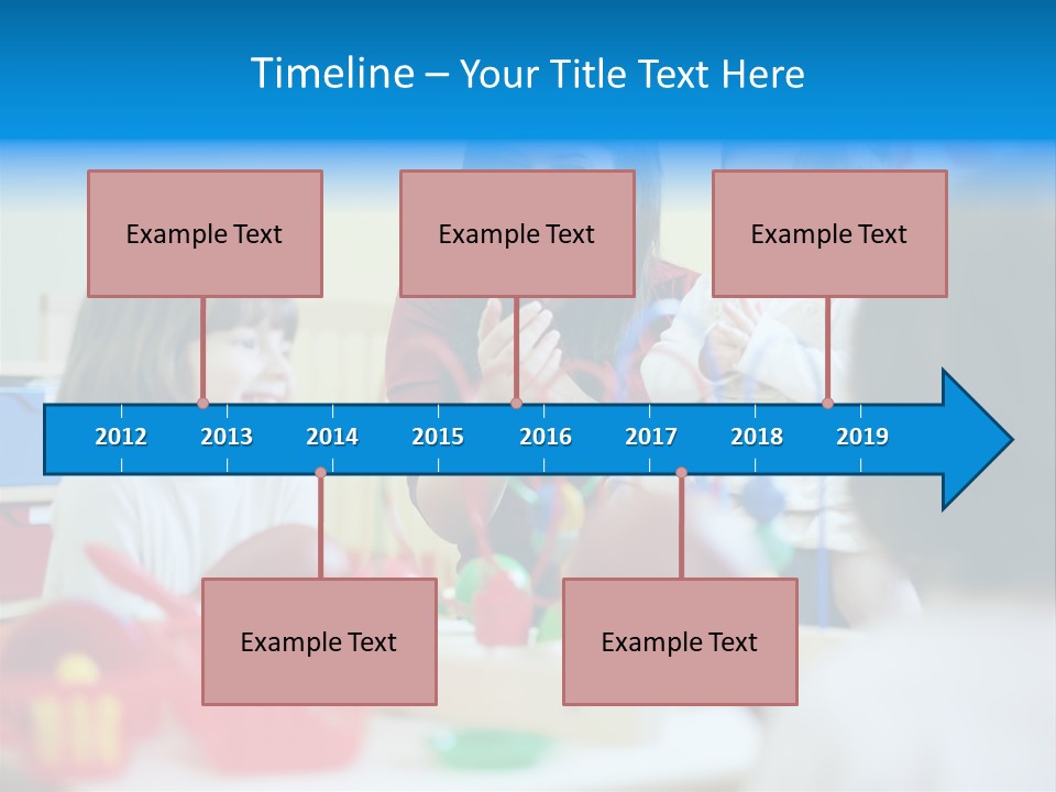 Young Preschooler Toy PowerPoint Template
