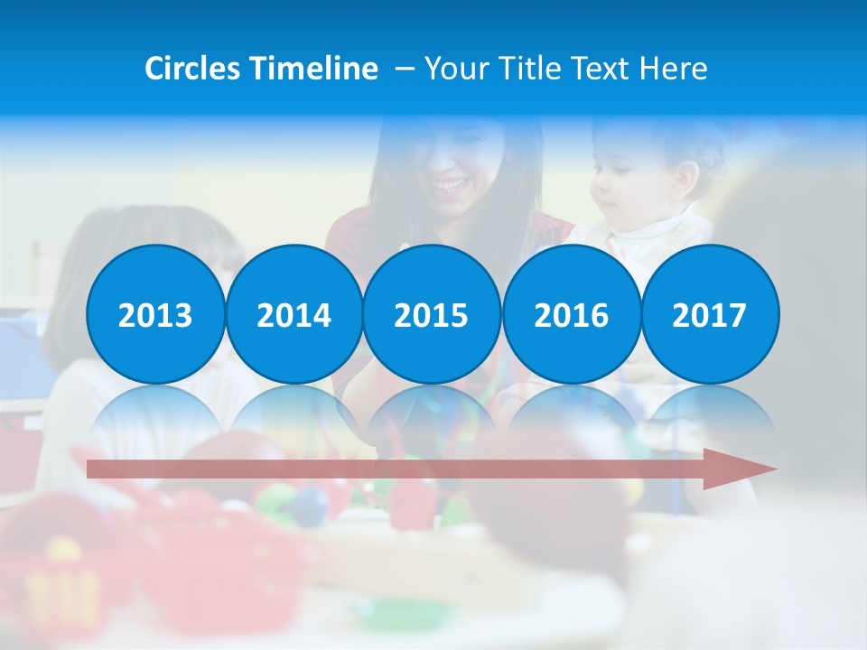 Young Preschooler Toy PowerPoint Template