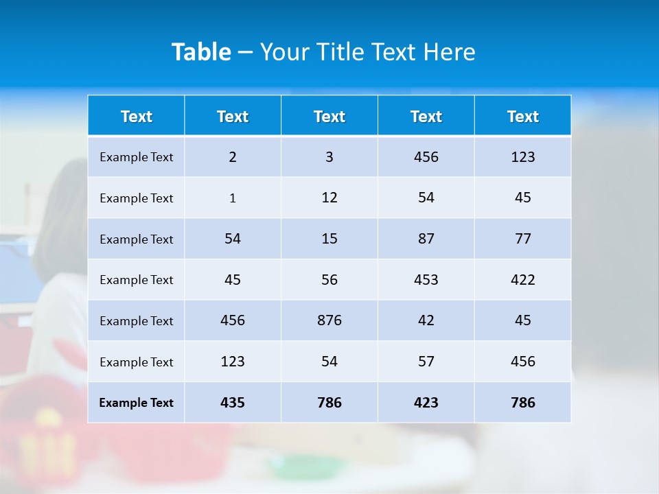 Young Preschooler Toy PowerPoint Template